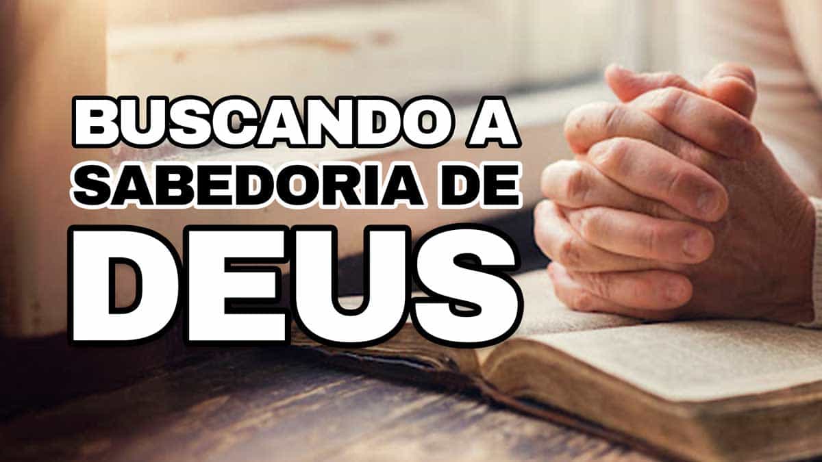 Devocional buscando a sabedoria de Deus