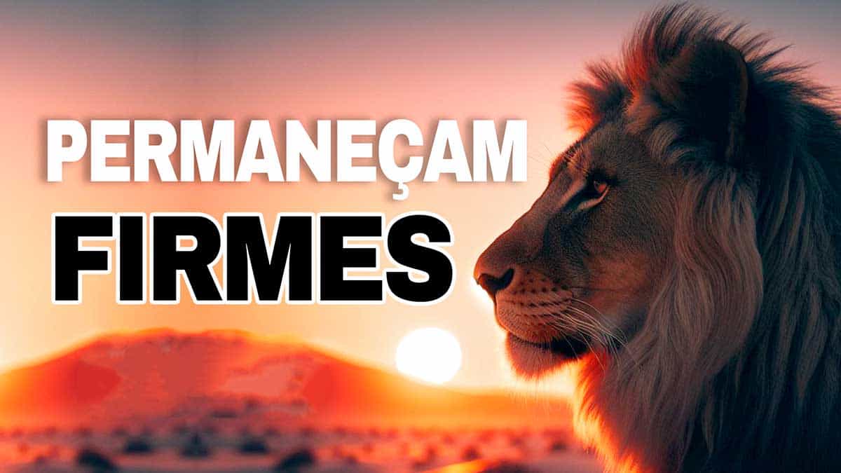 No momento, você está visualizando PERMANEÇAM FIRMES